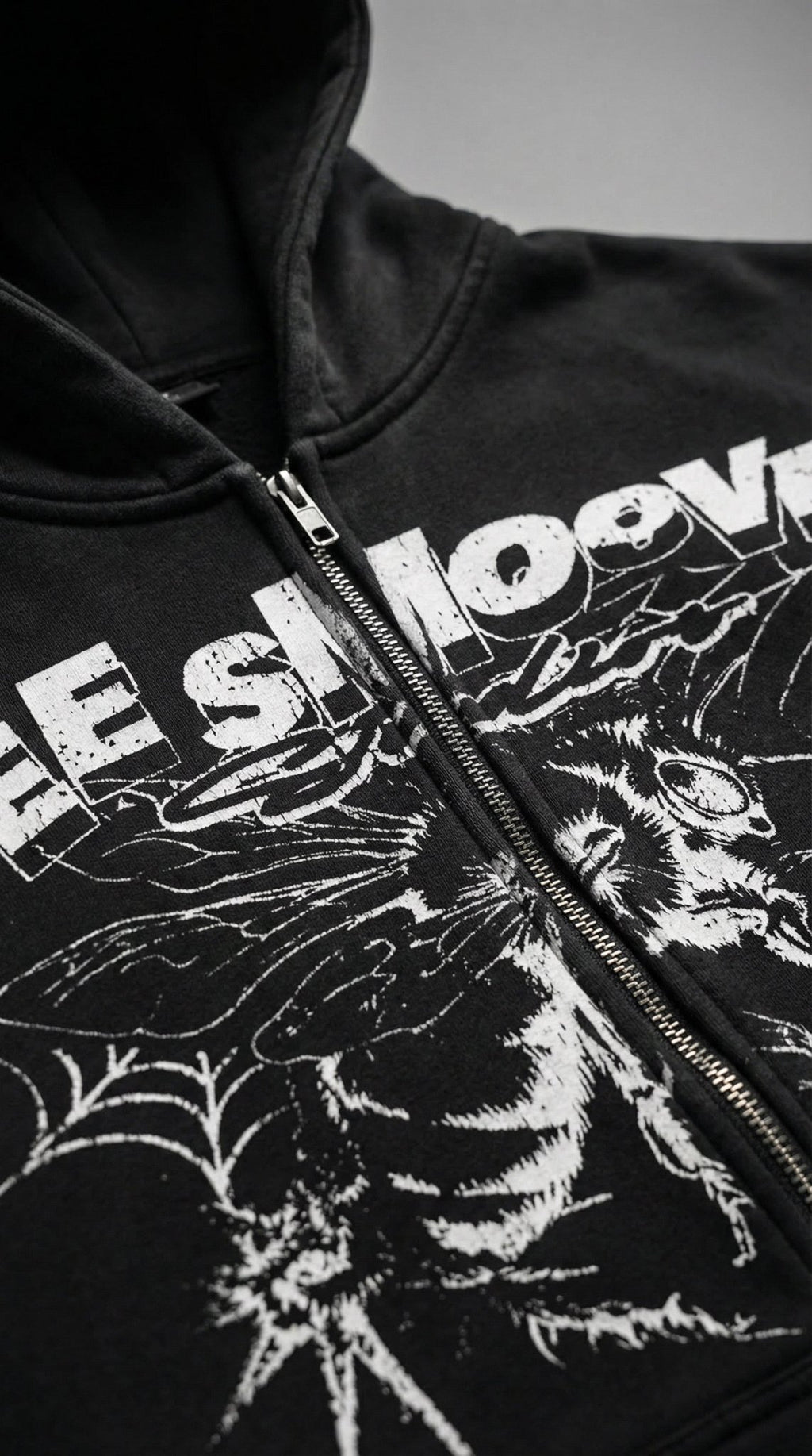 BEESMOOVE B - Squadron: Black Ops Elite Edition Two - way Zipper Boxy Hoodie - Beesmoove