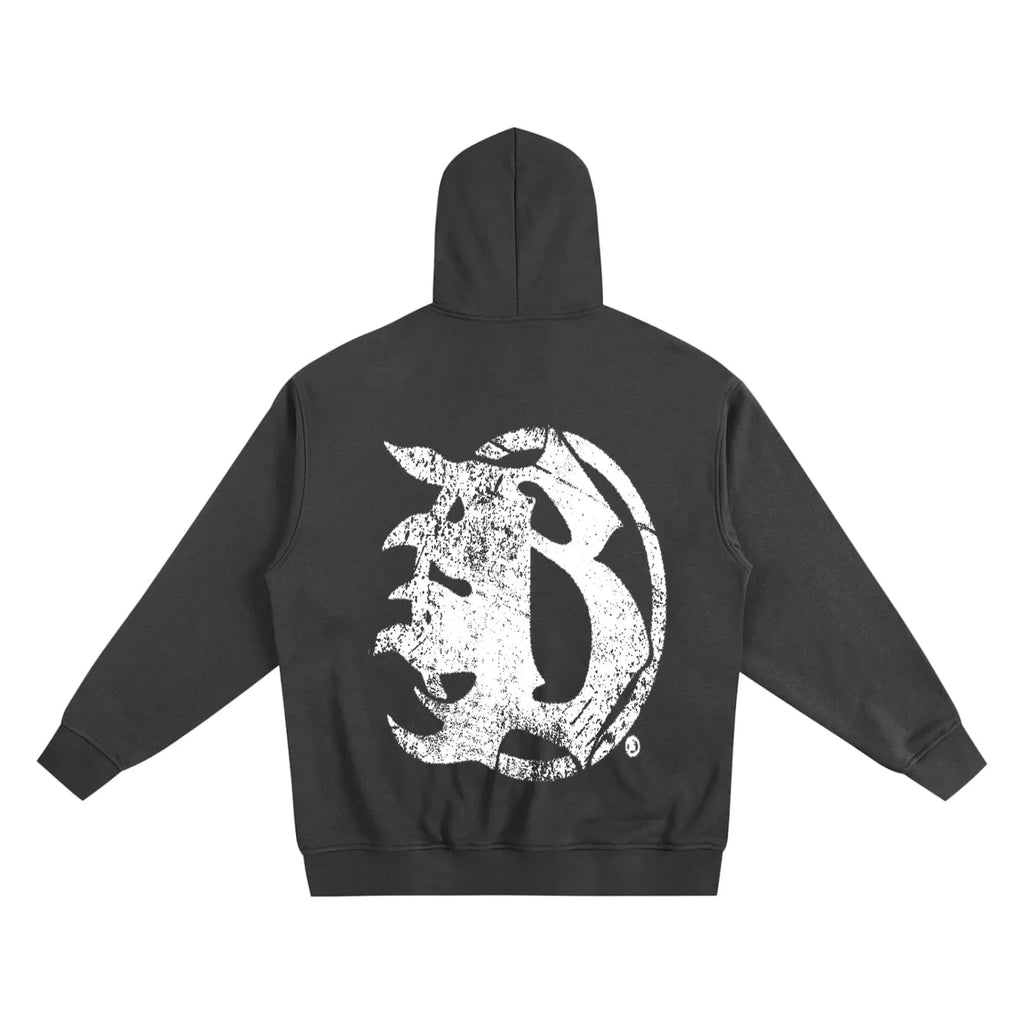 BEESMOOVE B - Squadron: Black Ops Heavyweight Zip - up Hoodie - Beesmoove