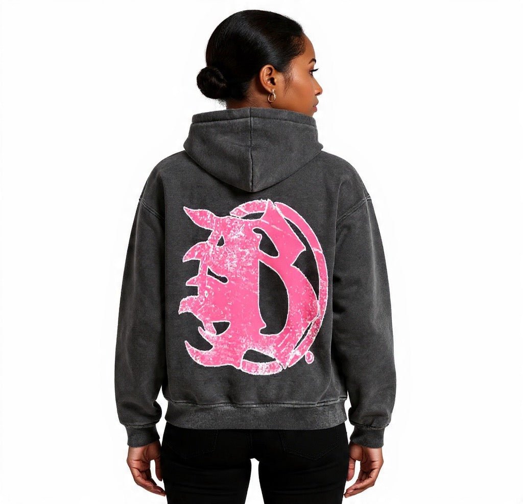 BEESMOOVE B - Squadron: Pink Ops Elite Edition Boxy Fleece Hoodie - Beesmoove