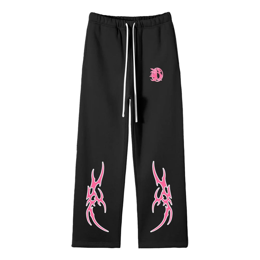 BEESMOOVE B - Squadron: Pink Ops Elite Edition Fleece Straight Leg Pants - Beesmoove