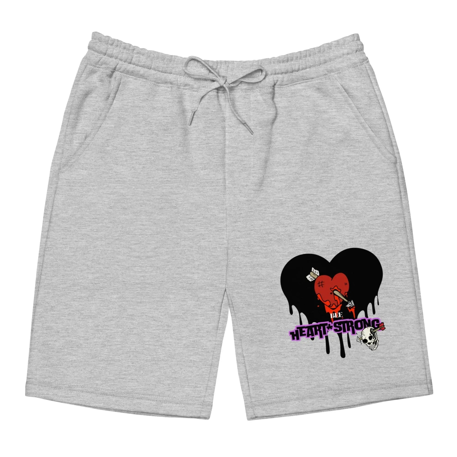 Beesmoove bee heart strong Men's fleece shorts - Beesmoove