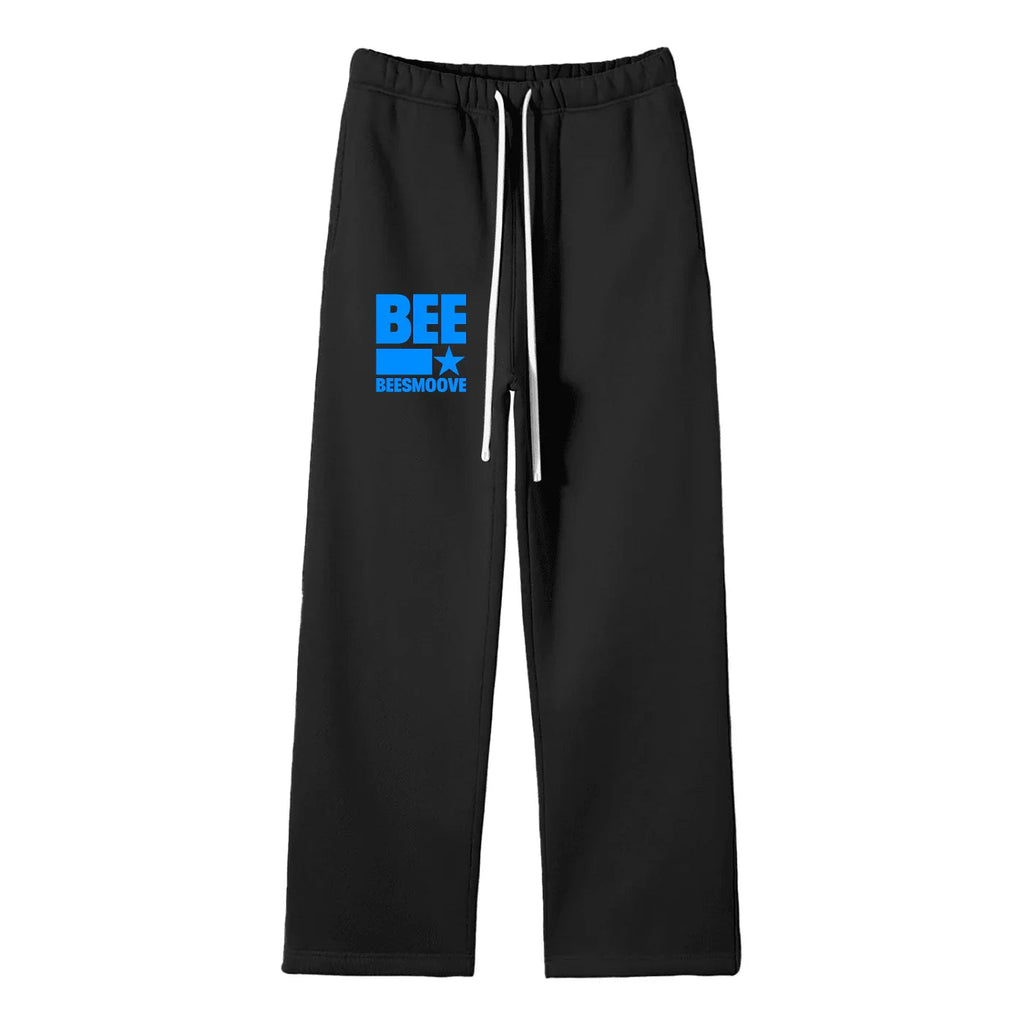BEESMOOVE BEE STAR POWER Blue Straight Leg Pants - Beesmoove