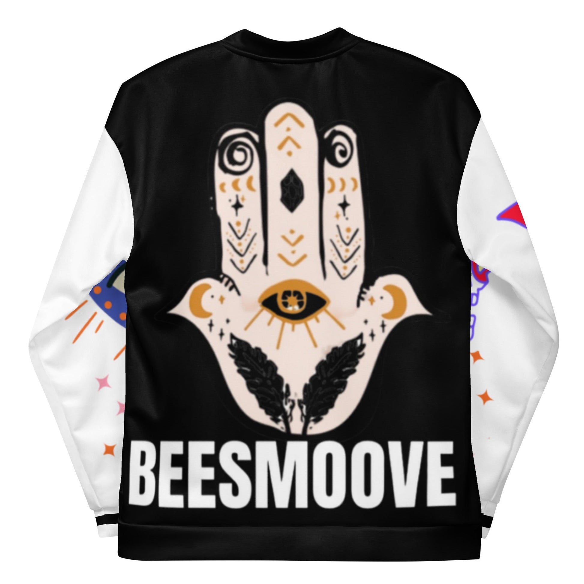 Beesmoove bees way black Unisex Bomber Jacket - Beesmoove