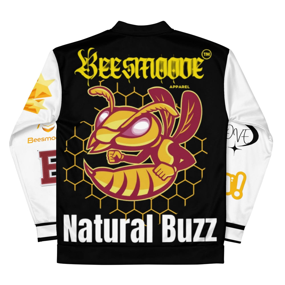 Beesmoove bees way bomber varsity Jacket - Beesmoove 