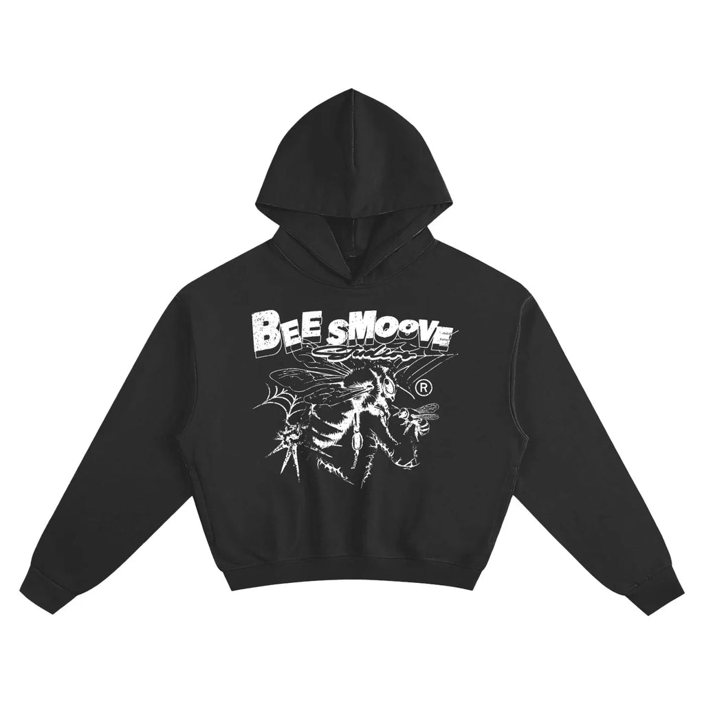 BEESMOOVE BEESMOOVE B - Squadron: Black Ops Boxy Hoodie - Beesmoove