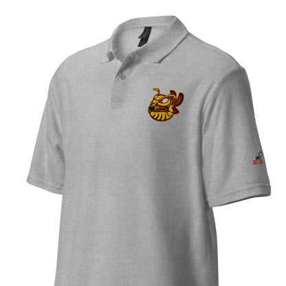 Beesmoove big bee Unisex pique polo shirt - Beesmoove