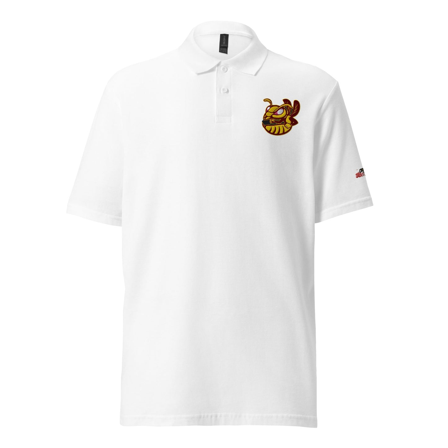 Beesmoove big bee Unisex pique polo shirt - Beesmoove