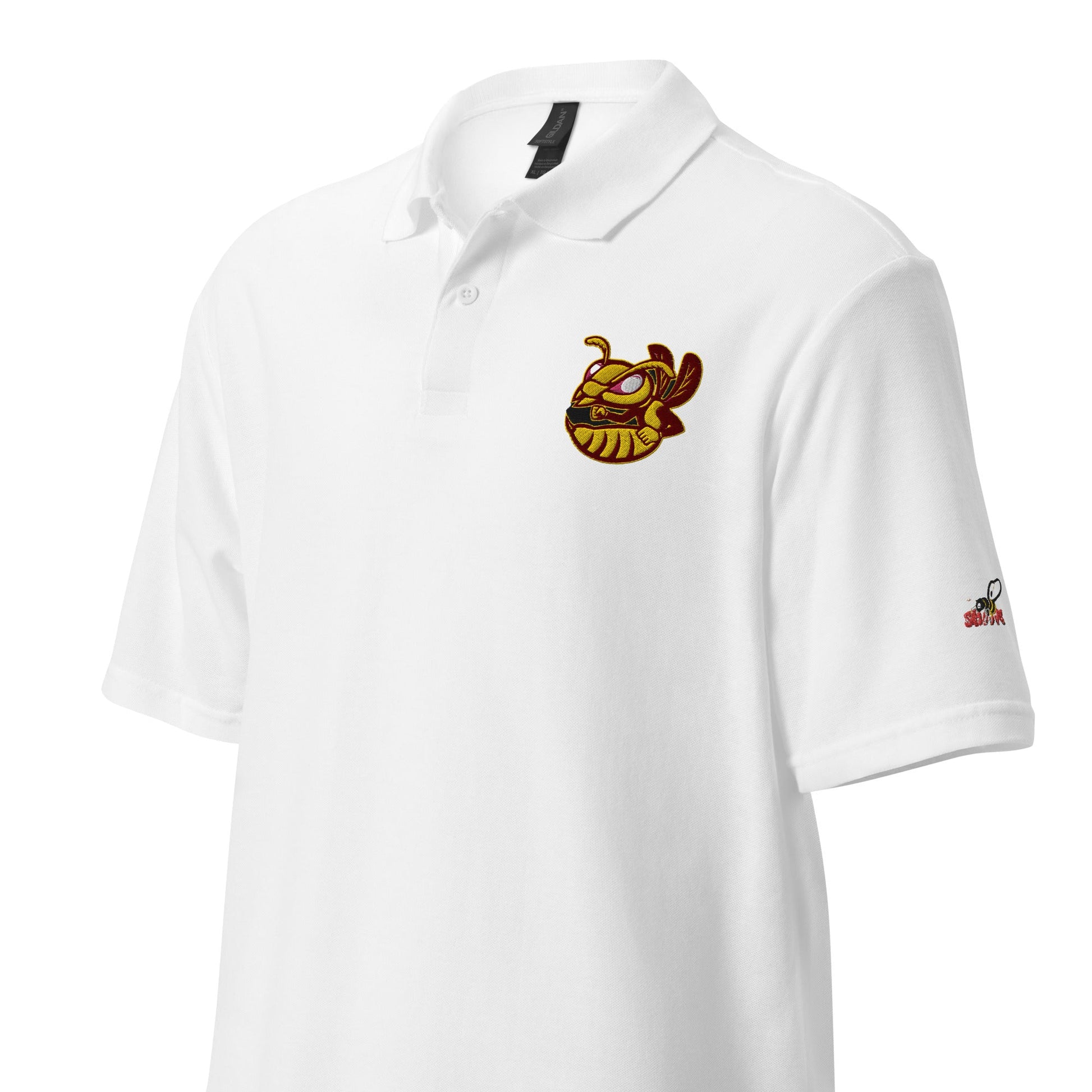 Beesmoove big bee Unisex pique polo shirt - Beesmoove