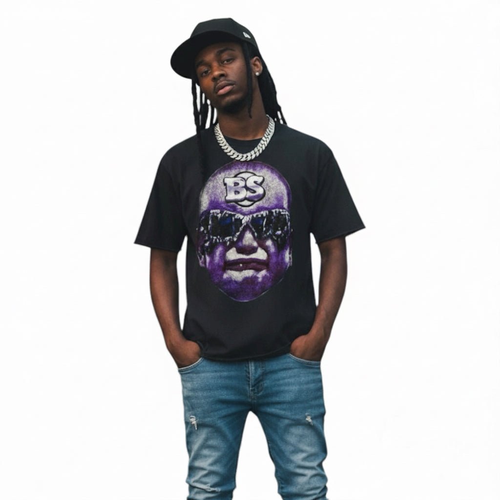 BEESMOOVE Big Head Energy Boxy Tee - Beesmoove