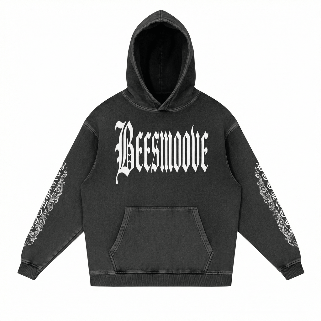 BEESMOOVE Black Cathedral Hoodie - Beesmoove