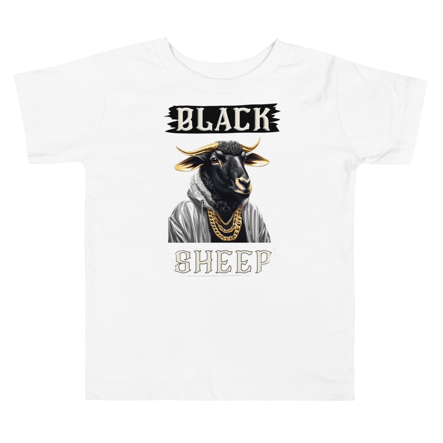 Beesmoove black sheep Toddler Short Sleeve Tee - Beesmoove