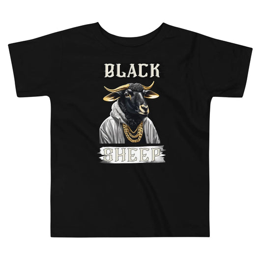 Beesmoove black sheep Toddler Short Sleeve Tee - Beesmoove