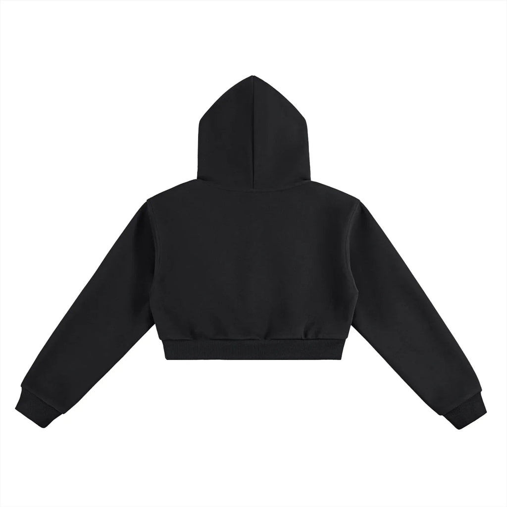 BEESMOOVE BlackSouth BEES NOOV Bootleg Cropped Hoodie - Beesmoove