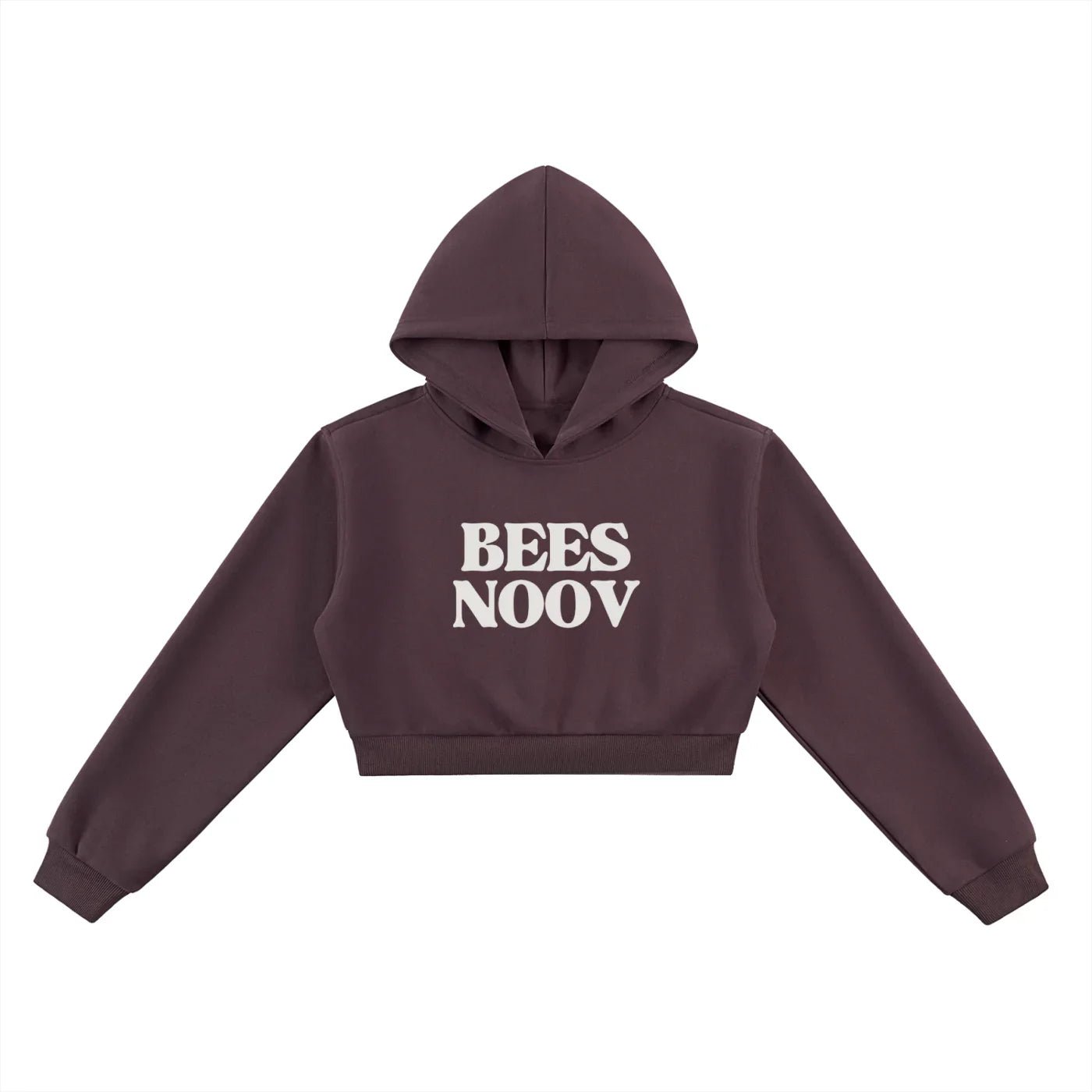 BEESMOOVE BlackSouth BEES NOOV Bootleg Cropped Hoodie - Beesmoove