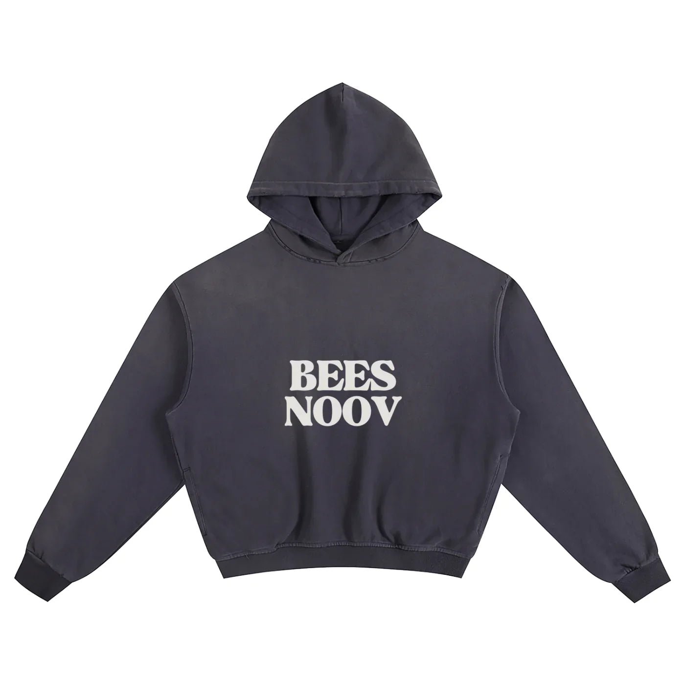 BEESMOOVE BlackSouth BEES NOOV Bootleg Sunfade Boxy Hoodie - Beesmoove