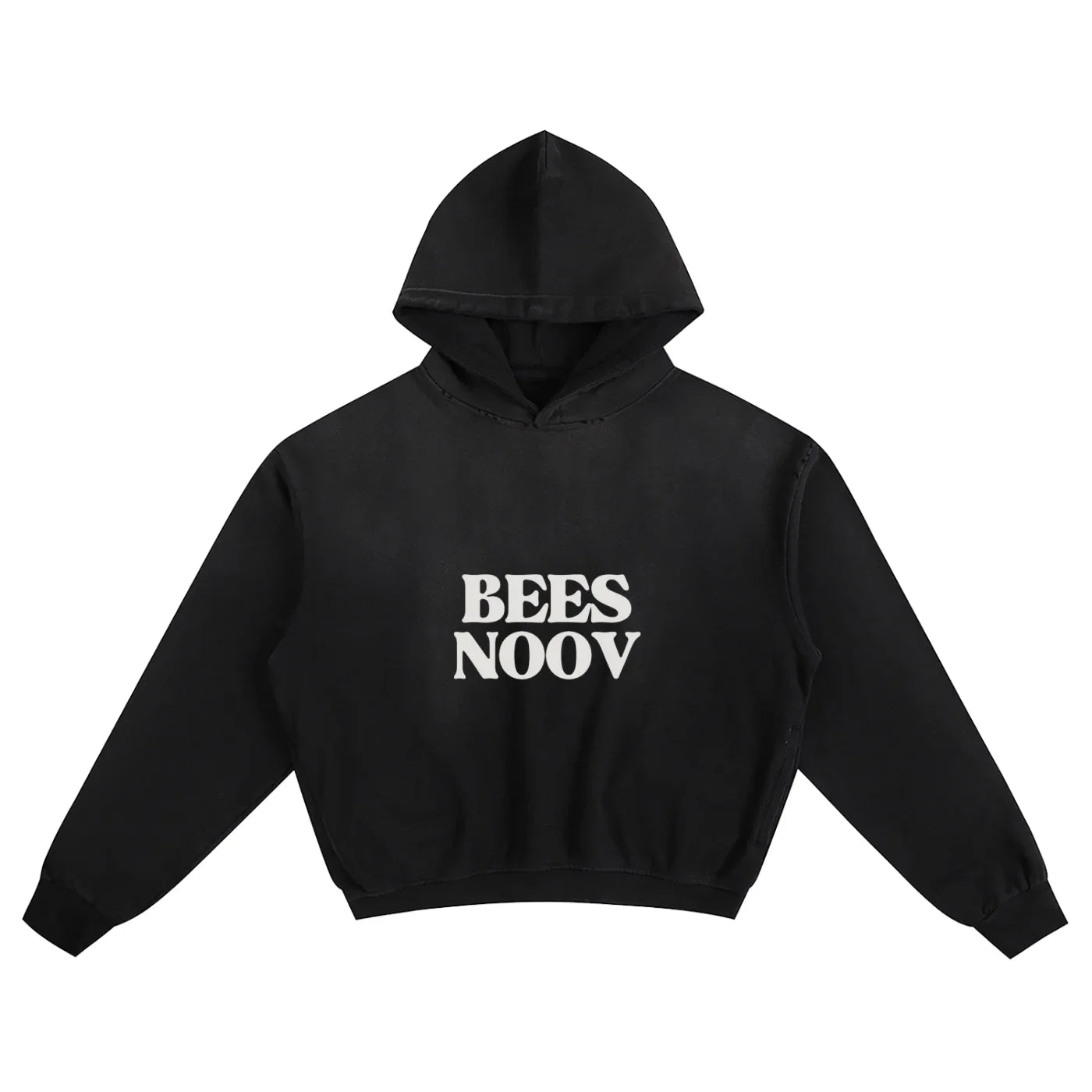 BEESMOOVE BlackSouth BEES NOOV Bootleg Sunfade Boxy Hoodie - Beesmoove