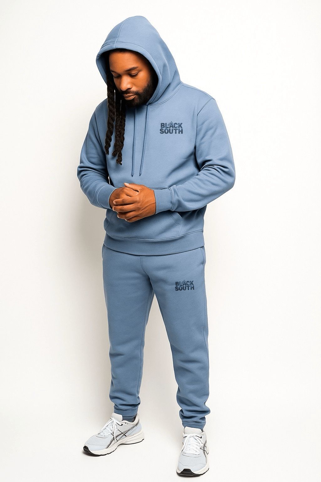 BEESMOOVE BlackSouth Blue Rebellion Oversized Hoodie - Beesmoove