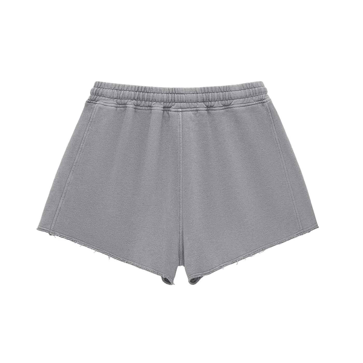 BEESMOOVE BlackSouth Collective Washed Raw Edge Drawstring Shorts - Beesmoove
