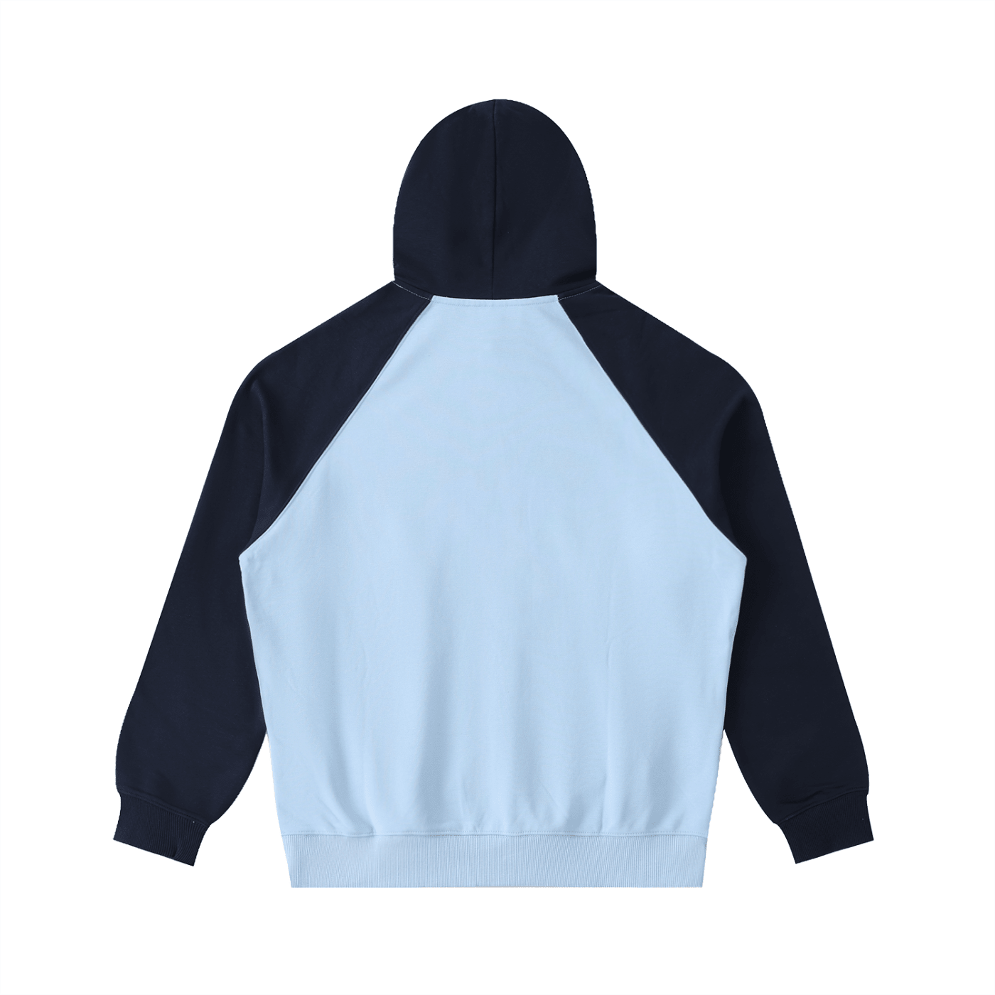 BEESMOOVE BlackSouth Day Ones Color - Block Raglan Sleeve Hoodie - Beesmoove
