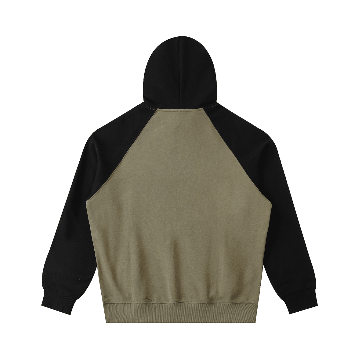 BEESMOOVE BlackSouth Day Ones Color - Block Raglan Sleeve Hoodie - Beesmoove