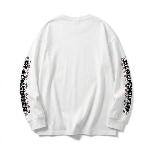 BEESMOOVE BlackSouth Fear But I’m With It Oversized Long Sleeve T-Shirt - Beesmoove