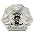 BEESMOOVE BlackSouth Fear But I’m With It Women Zip - Up Cropped Hoodie - Beesmoove