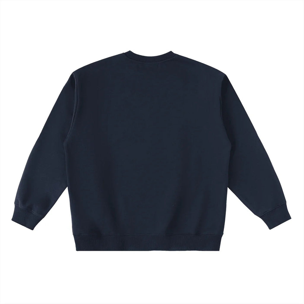 BEESMOOVE BlackSouth Global Oversized Crewneck Taped Sweatshirt - Beesmoove