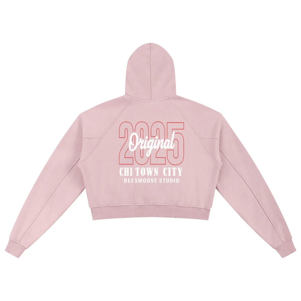 BEESMOOVE BlackSouth Original 2025 Washed Cropped Hoodie - Beesmoove