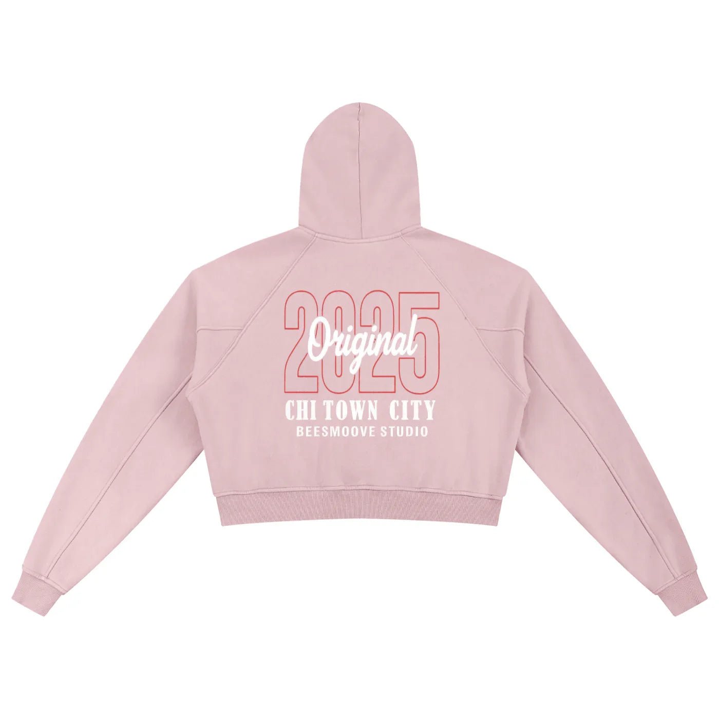 BEESMOOVE BlackSouth Original 2025 Washed Cropped Hoodie - Beesmoove