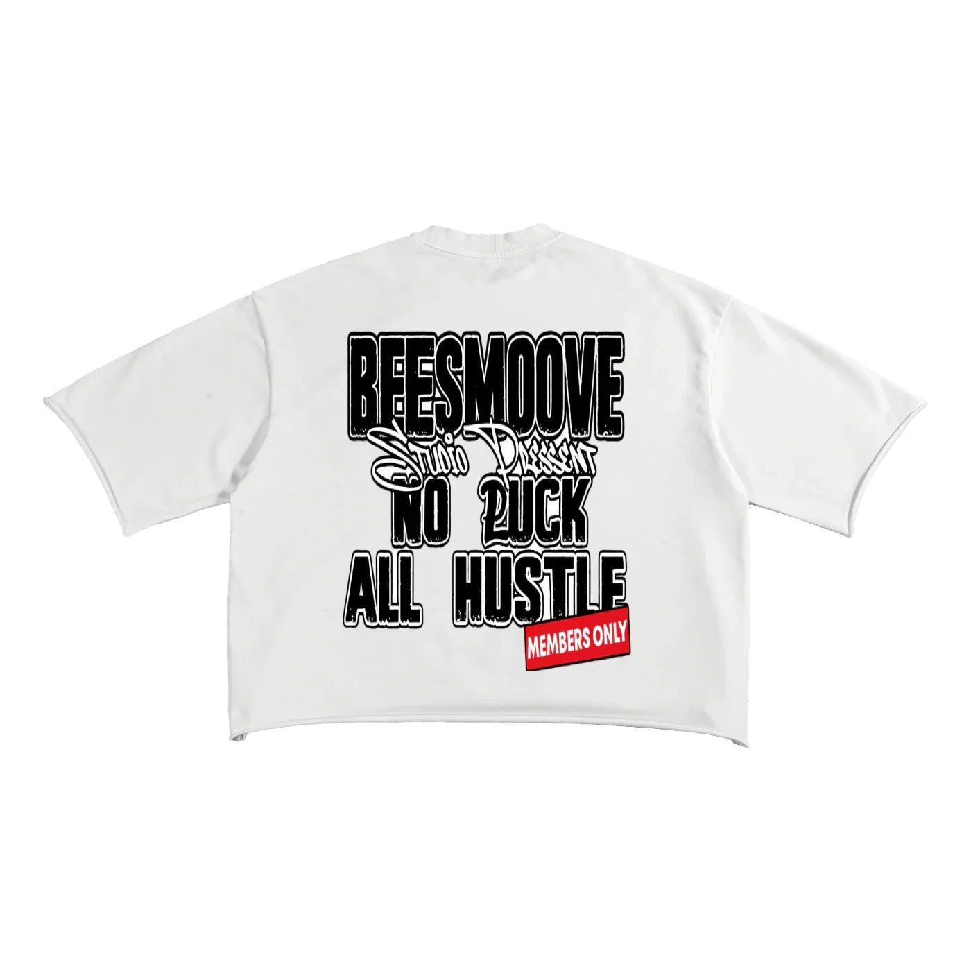 BEESMOOVE BlackSouth T - Time Self MADE Raw Edge T-Shirt - Beesmoove