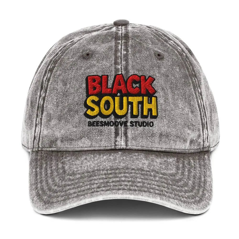 BEESMOOVE BlackSouth Vintage Cotton Twill Cap - Beesmoove