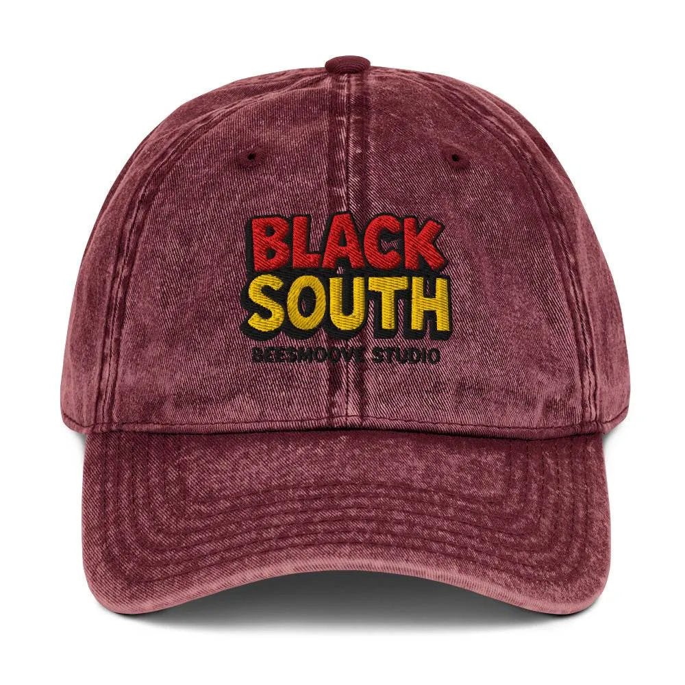 BEESMOOVE BlackSouth Vintage Cotton Twill Cap - Beesmoove