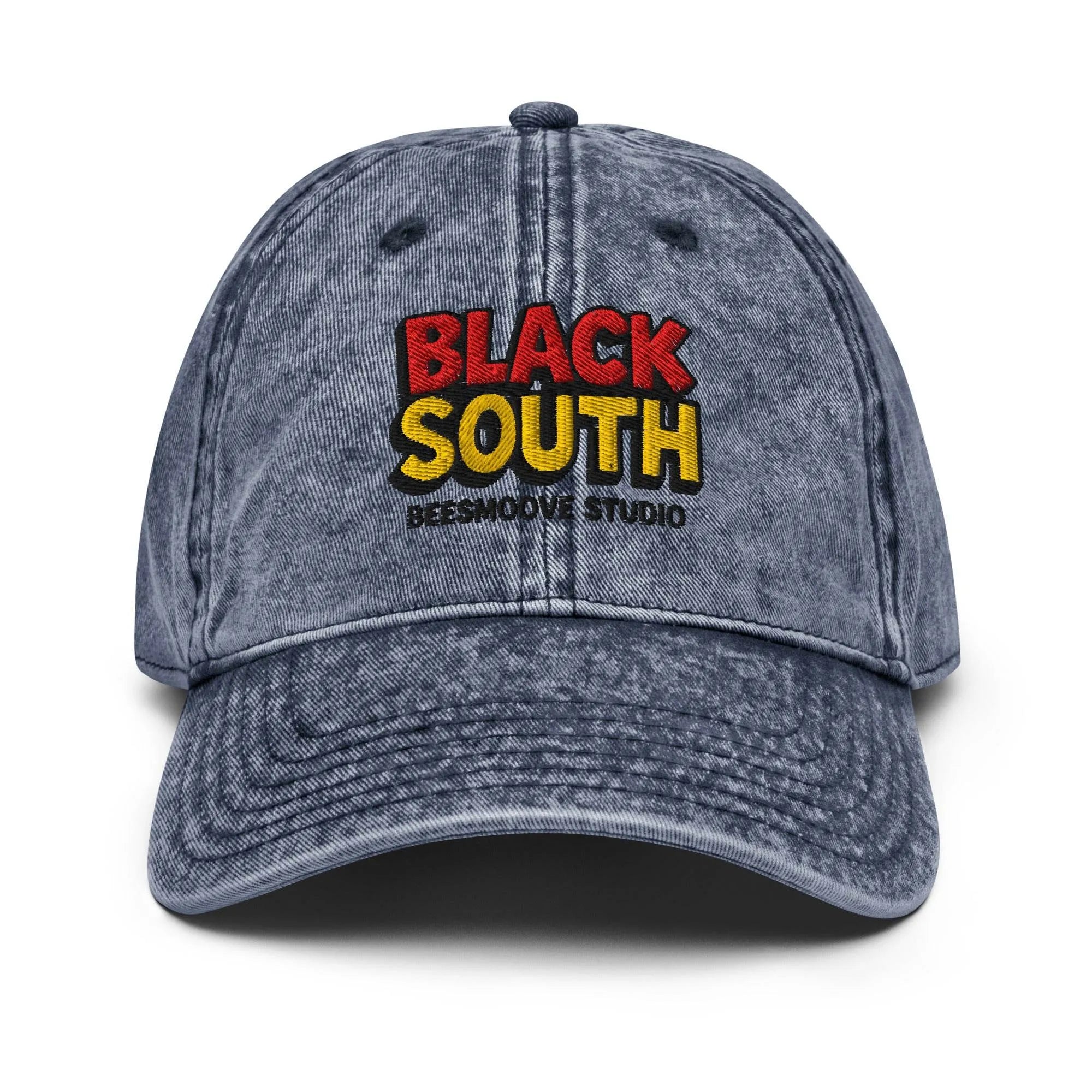 BEESMOOVE BlackSouth Vintage Cotton Twill Cap - Beesmoove