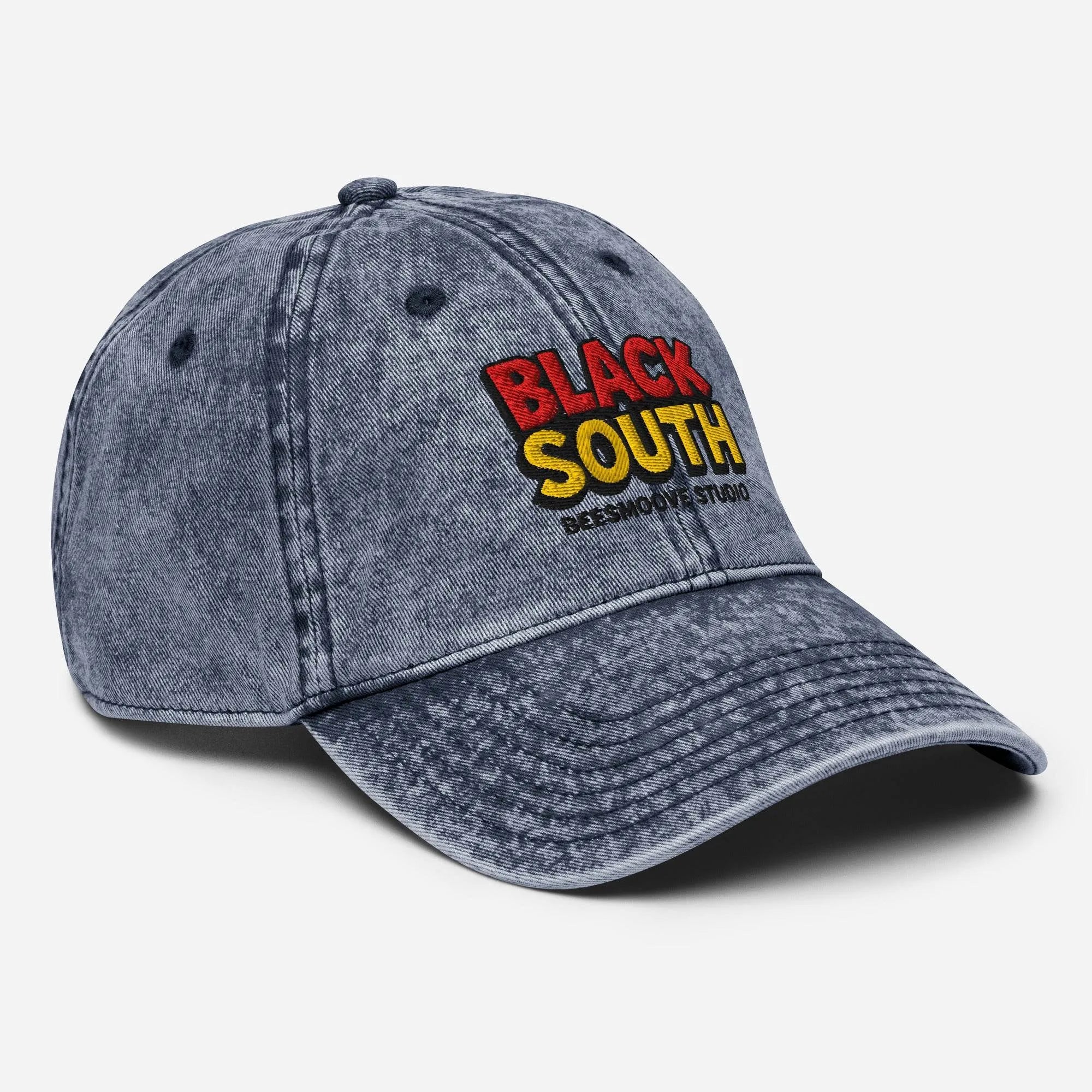 BEESMOOVE BlackSouth Vintage Cotton Twill Cap - Beesmoove