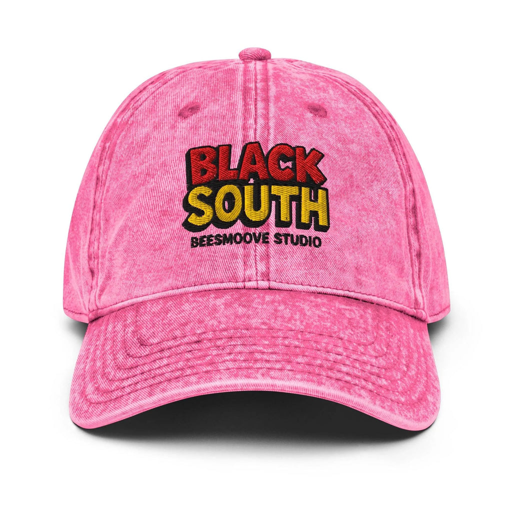 BEESMOOVE BlackSouth Vintage Cotton Twill Cap - Beesmoove