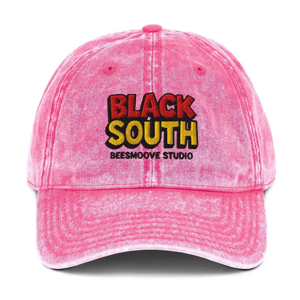 BEESMOOVE BlackSouth Vintage Cotton Twill Cap - Beesmoove