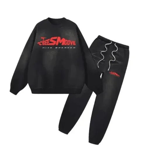 Beesmoove Blazing Impact Hivebreaker Edition Washed Pullover and Jogger SET - Beesmoove