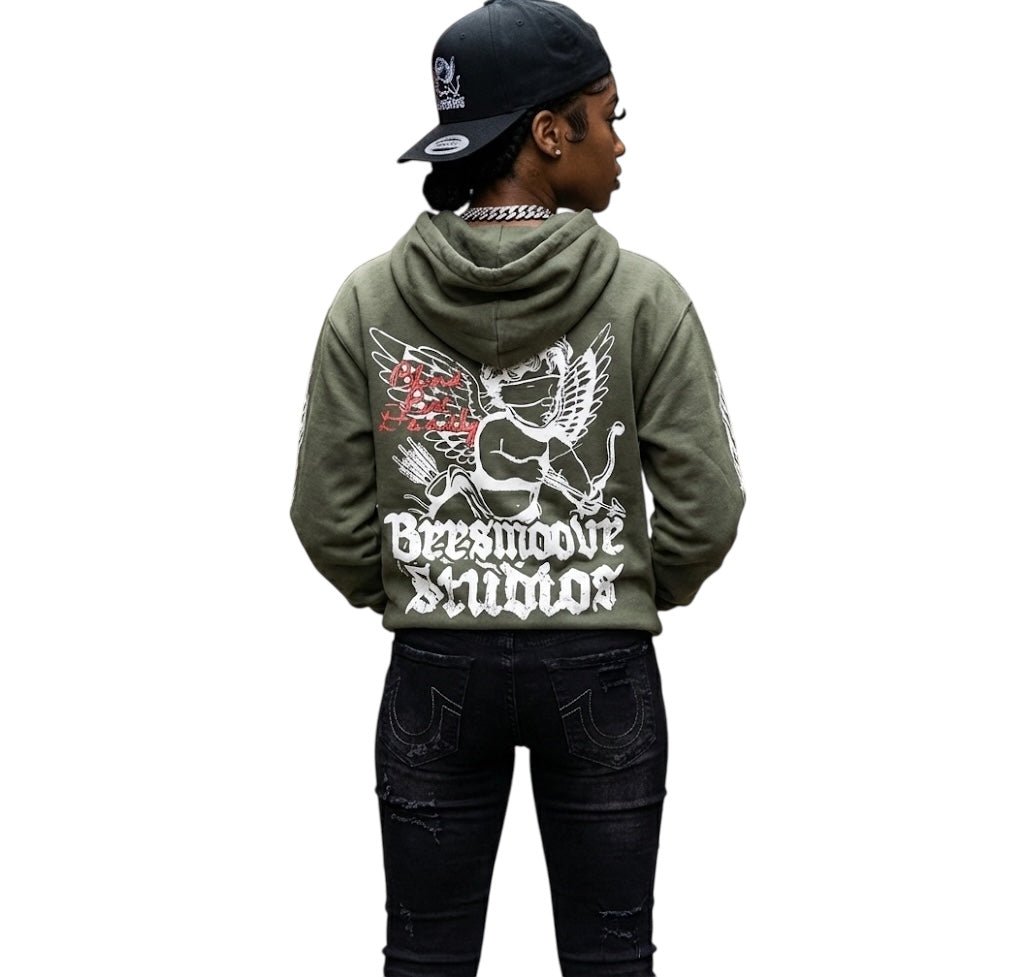 BEESMOOVE Blind But Deadly Boxy Hoodie - Beesmoove