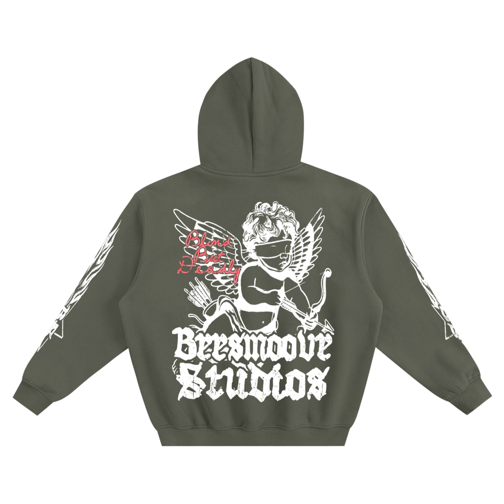BEESMOOVE Blind But Deadly Boxy Hoodie - Beesmoove
