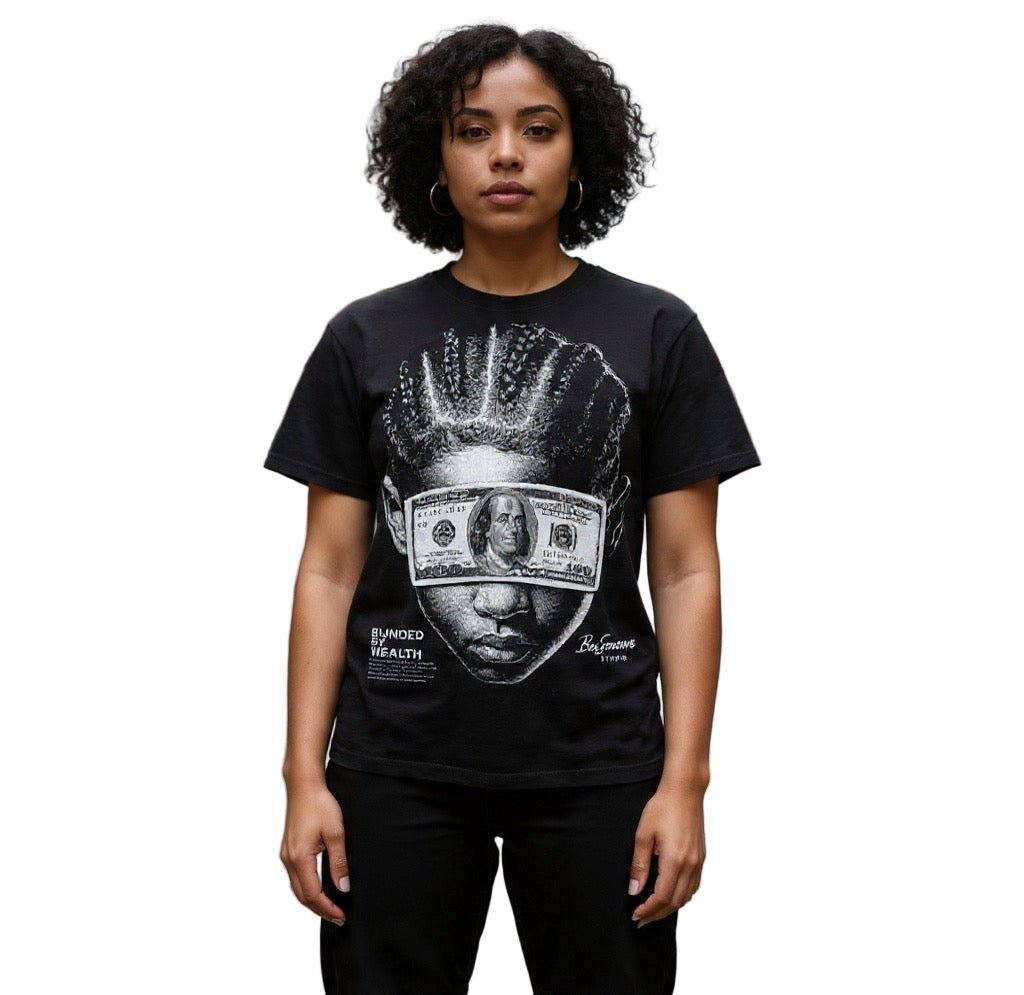 BEESMOOVE Blinded Ambition Streetwear Loose Drop Shoulder T-Shirt - Beesmoove