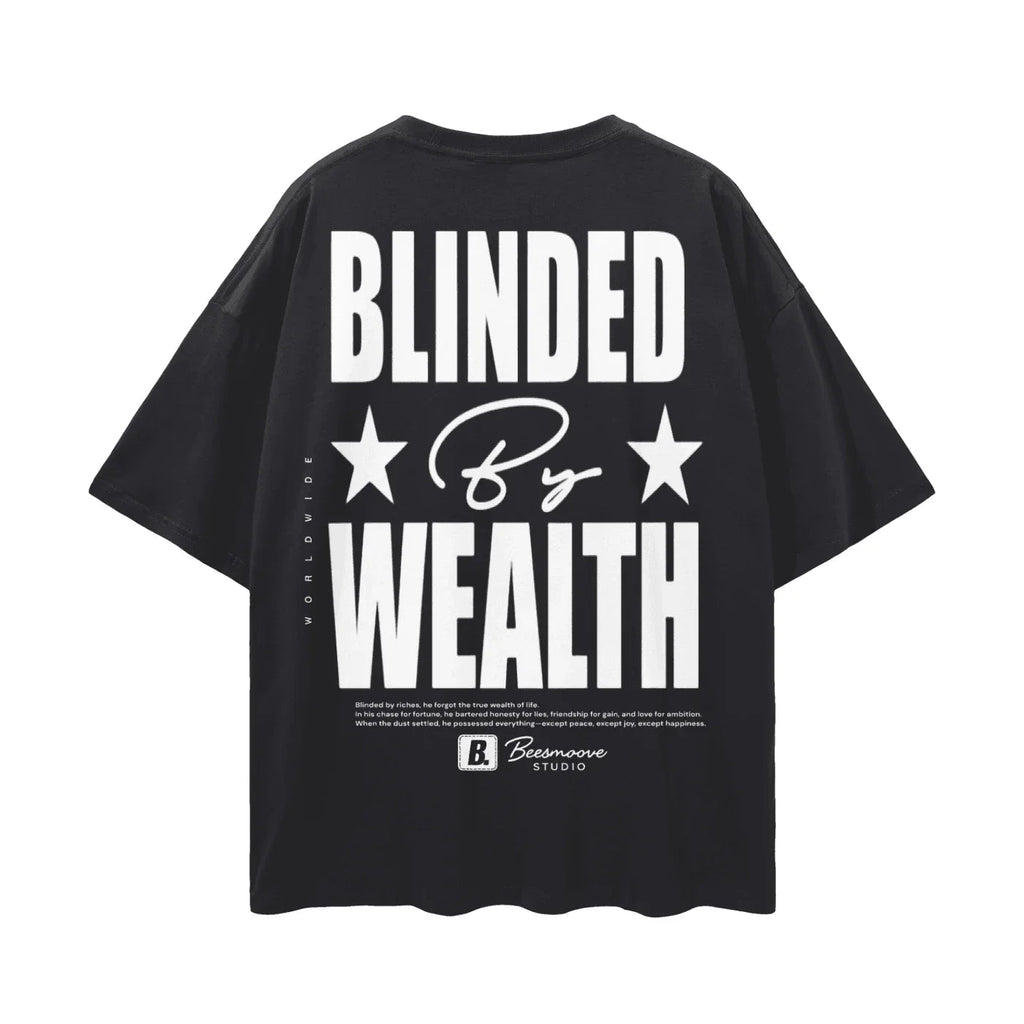 BEESMOOVE Blinded Ambition Streetwear Loose Drop Shoulder T-Shirt - Beesmoove