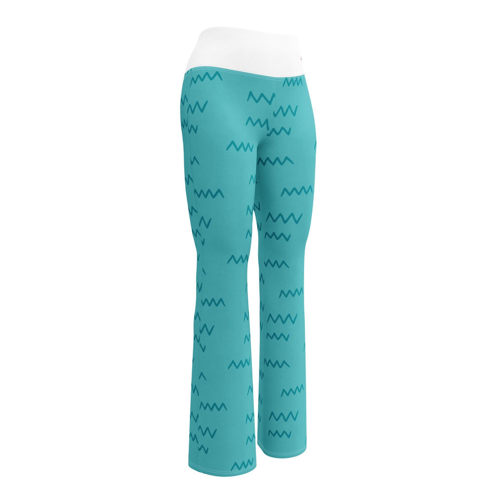 Beesmoove blue Dolphin Flare leggings - Beesmoove 