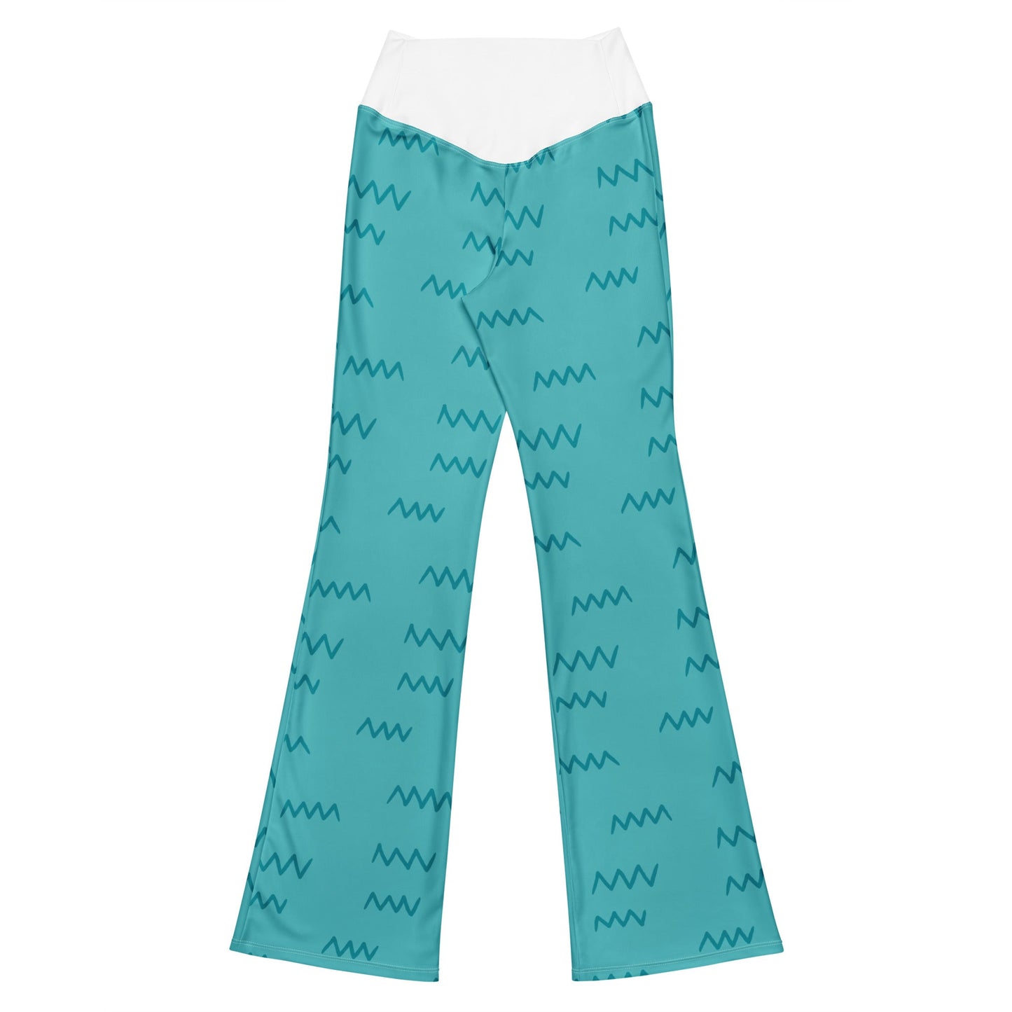 Beesmoove blue Dolphin Flare leggings - Beesmoove