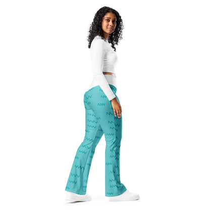 Beesmoove blue Dolphin Flare leggings - Beesmoove