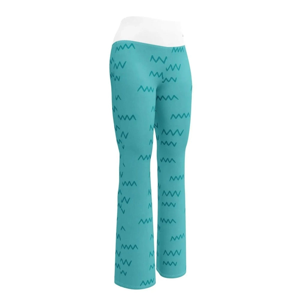 Beesmoove blue Dolphin Flare leggings - Beesmoove