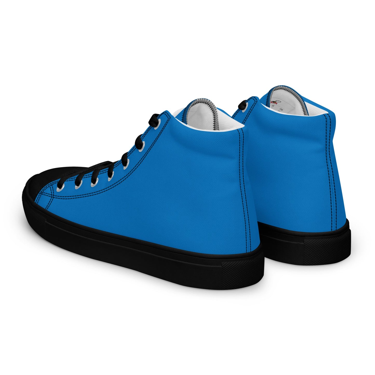 Beesmoove blue Men’s high top canvas shoes - Beesmoove