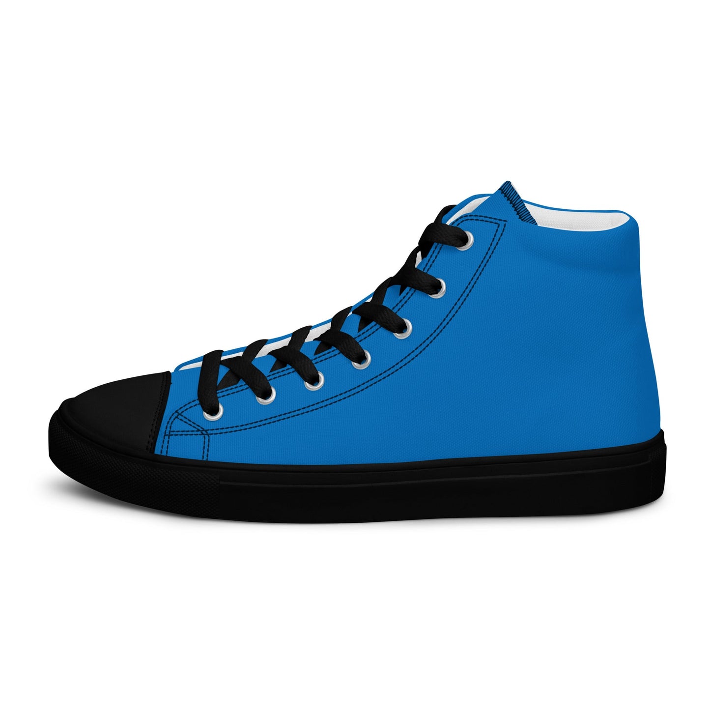 Beesmoove blue Men’s high top canvas shoes - Beesmoove