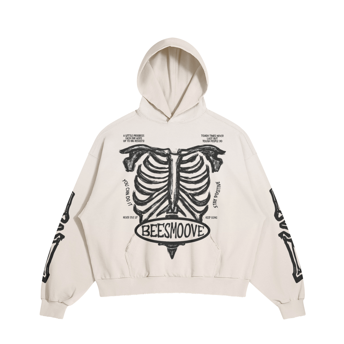 BEESMOOVE Bone Flow Hoodie - Beesmoove