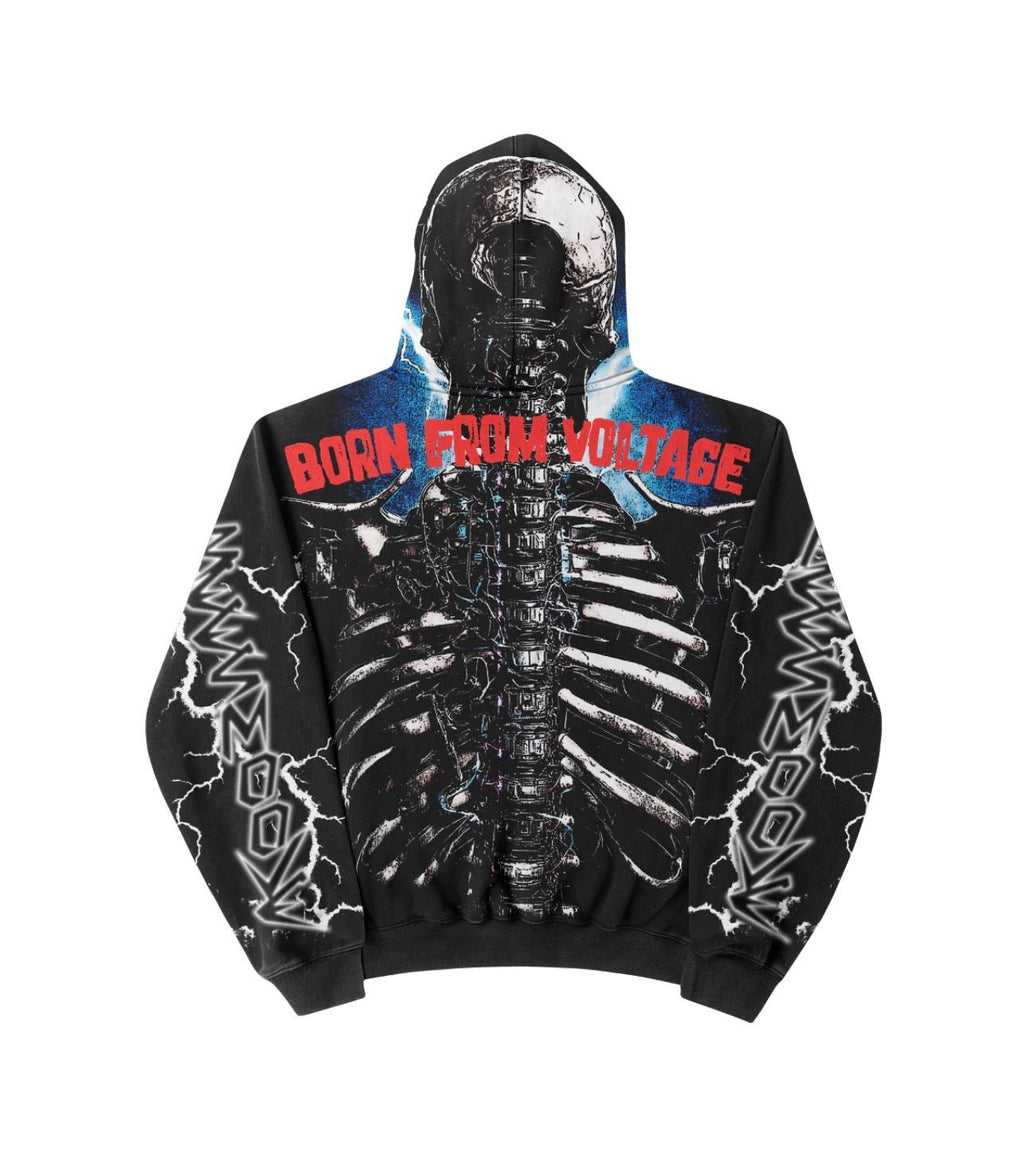 BEESMOOVE Born From Voltage Hoodie - Beesmoove