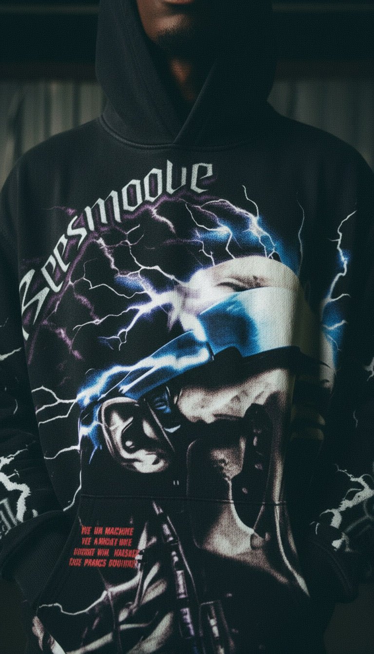 BEESMOOVE Born From Voltage Hoodie - Beesmoove